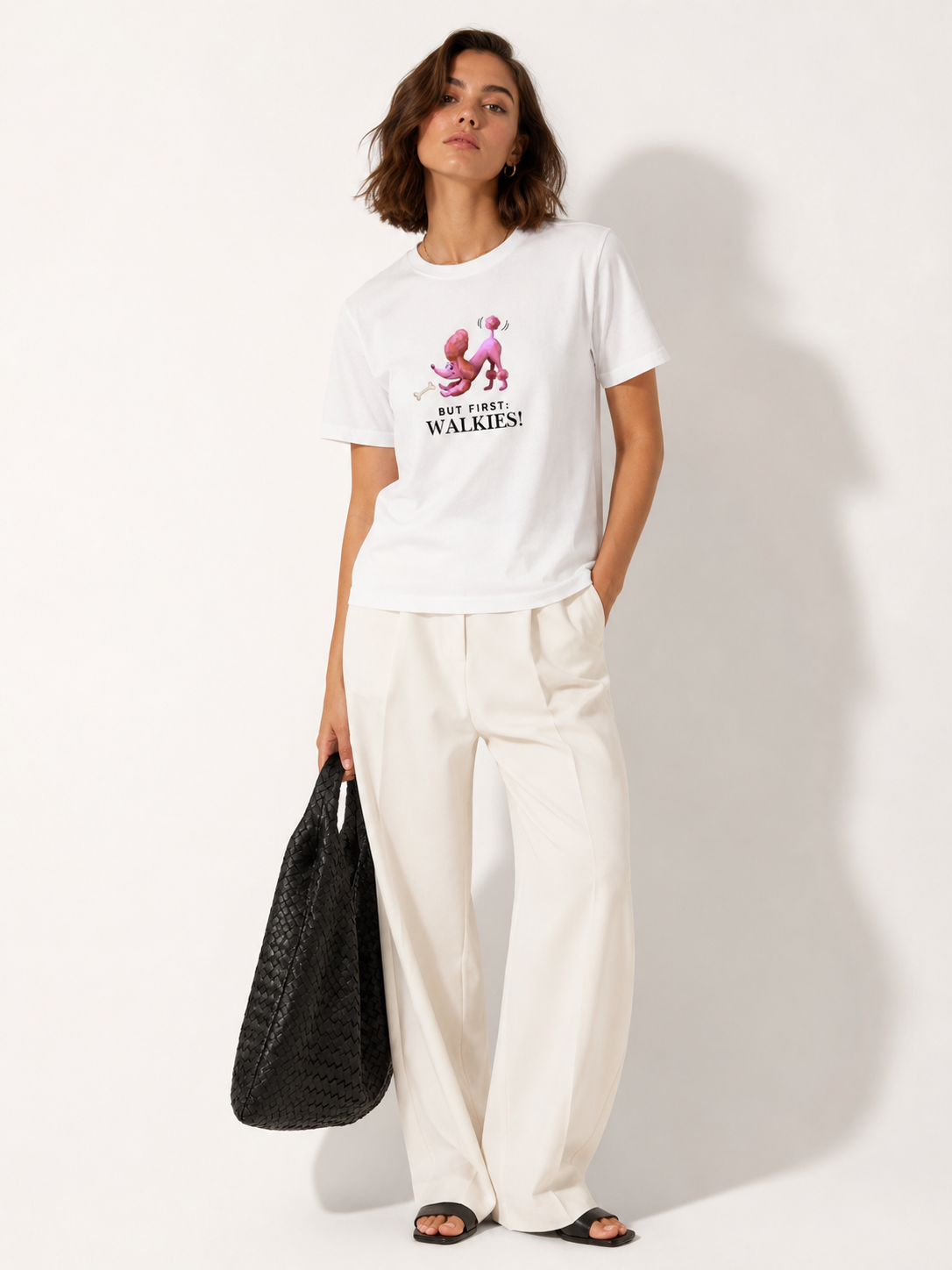 "But First: Walkies!" T-Shirt